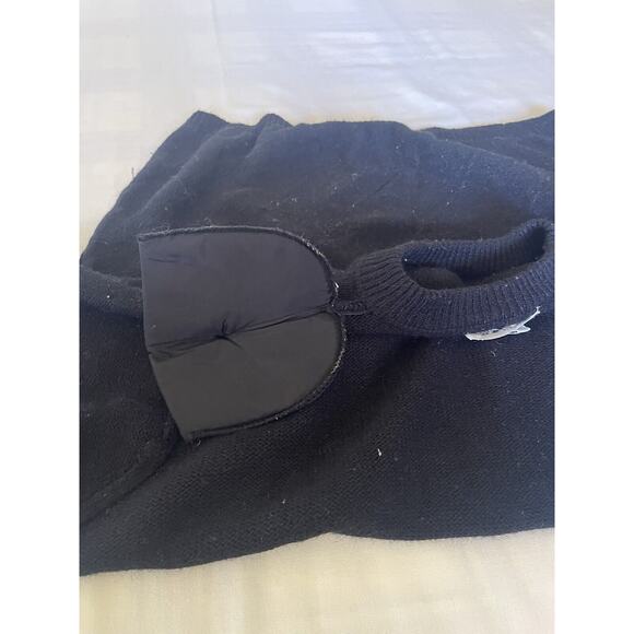 Alfredo Dunner Vtg Black Sweeter Gold Sliver Sequin Chunky Knit Crewneck Sz PM - Picture 6 of 7